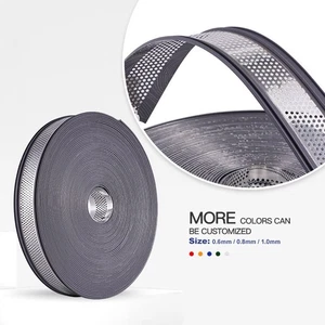 Aluminum Plastic Coil Double Folded Edge Trim Cap w/ Hole Making Channel Letter - Picture 1 of 12