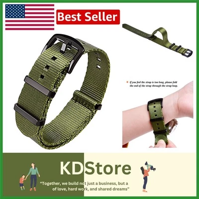 Pulseira de relógio de náilon balístico militar para homens e mulheres - Imagem 1 de 4