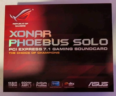 ASUS ROG Xonar Phoebus Solo 7.1 PCIe 1x Soundkarte   #334978 - Bild 1 von 4