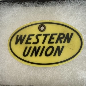 Western Union Messenger Badge Clip On, Vintage Original 1940’s-50’s, gebraucht - Bild 1 von 4