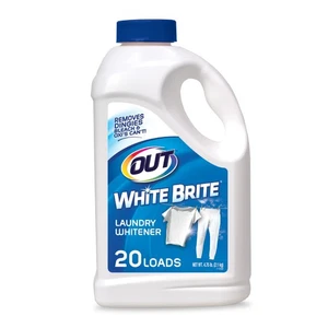 Blanqueador de lavandería White Brite blanqueador alternativa, detergente quitamanchas aumenta... - Imagen 1 de 7