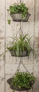 3 Tier Hanging Metal Baskets - Picture 1 of 2