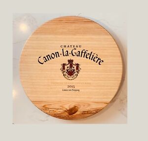 Artisan Lazy Susan CANON LA GAFFELIERE Wines 20" with Bearing Handmade Active