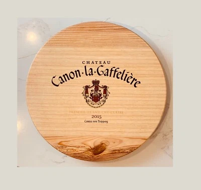 Artisan Lazy Susan CANON LA GAFFELIERE Wines 20" with Bearing Handmade Active - Image 1 of 2