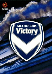 2016 2017 MELBOURNE VICTORY A-League Card CLUB LOGO - Picture 1 of 3