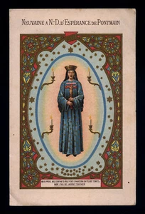 antico santino cromo-holy card N.DAME DE PONTMAIN - Bild 1 von 1