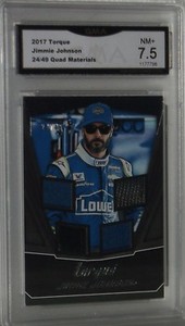 2017 TORQUE JIMMIE JOHNSON QUAD MATERIALS 24/49 MADE NM+ 7.5 BY GMA SHIPS FAST