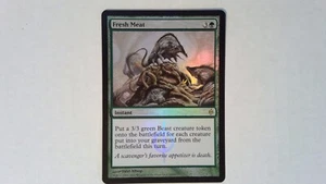 Foil Fresh Meat New Phyrexia - Magic the Gathering Green - Picture 1 of 2
