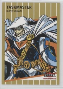 2024 Fleer Throwbacks '89 Marvel Edition Glossy Gold Taskmaster #24 - Picture 1 of 2