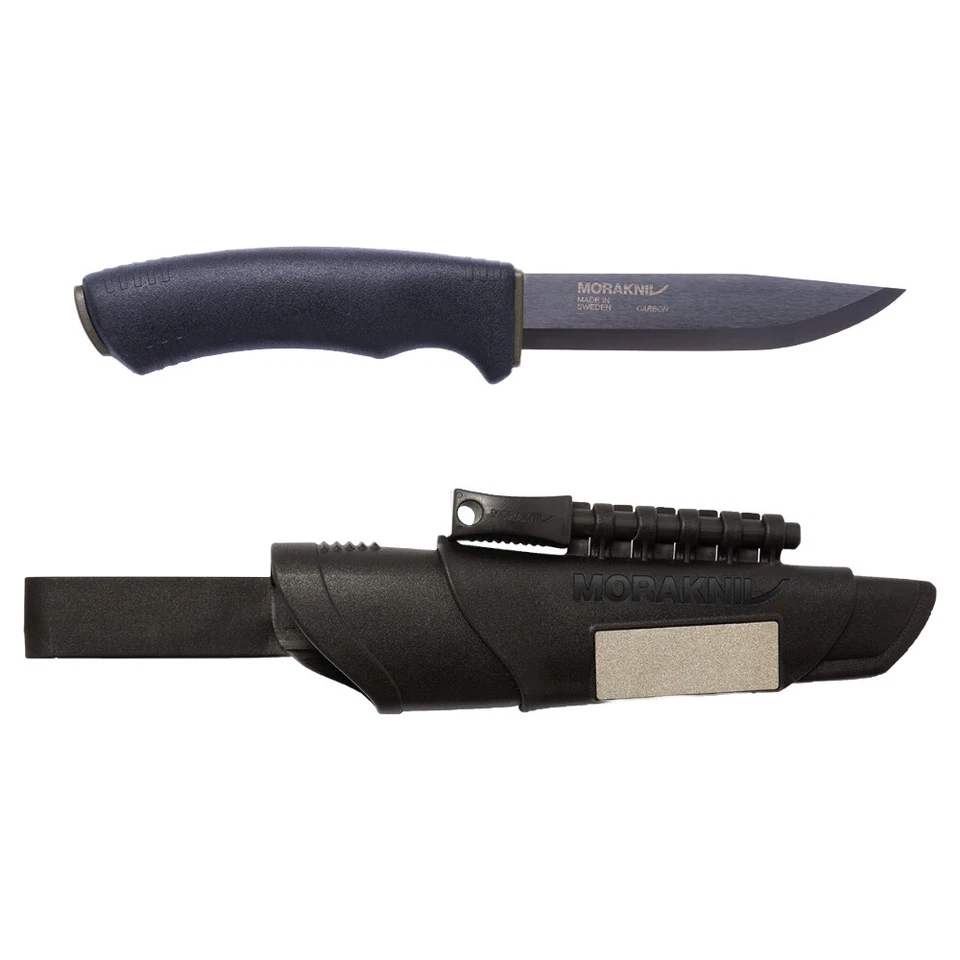 Morakniv Bushcraft Survival Black Outdoor Knife + Sheath | YKM11742 - Image 1 of 1