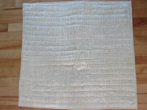 EILEEN FISHER GARNET HILL 27X27 PILLOW SHAM CONTINENTAL 100% SILK FRONT (HV 2) - Picture 1 of 9