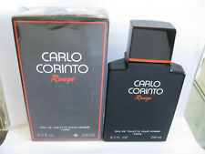 CARLO CORINTO ROUGE 6.7 oz 200 ml EDT SPLASH ( DAB-ON) MEN NEW IN BOX POUR HOMME