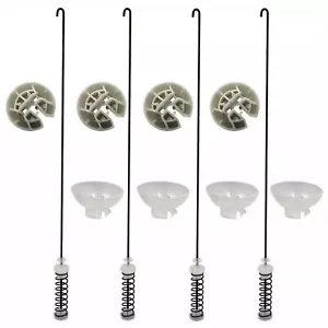 For Whirlpool W10780045 W10257087 W10257088 Washer Suspension Rod Spring Kit 4PC - Picture 1 of 12