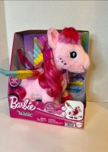 Barbie A Touch of Magic Stuffed Animals, Walk & Flutter Pegasus Plush, 11-Inch - Picture 1 of 12