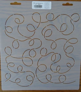 Schablone Steppschleife Hintergrund 9" 23 cm QK Nähen Steppdecke Stickerei 1090 Basteln - Bild 1 von 1