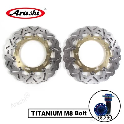 Rotor de freno delantero de 300 mm y pernos M8 para Kawasaki Ninja 650 EX650/ABS 2017-2023 Foto 1 de 4