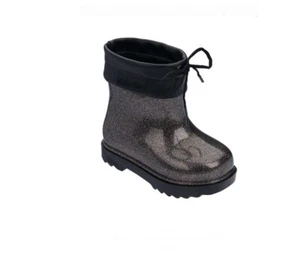 Mini Melissa Girl’s Glitter Rain Boots Size 5 - Picture 1 of 13