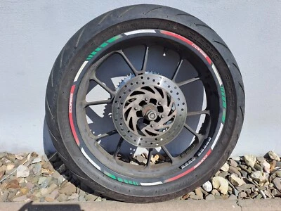 Aprilia RS4 125 Hinterradfelge samt neuwertigen (6mm)  Gummi 150/60 R17 M/C 66H - Bild 1 von 4