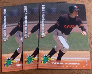 DERIN MCMAINS 2004 Tribüne Norwich Navigators 3 Karten Lot - Bild 1 von 1