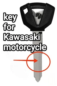 Llave para KAWASAKI mc14 Z650 Z750 Z800 Z900 Z1000 Z1000SX ets sin chip izquierdo - Imagen 1 de 2