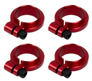 Dhawk JRX2 Aluminum Shock Spring Clamps Red For Team Losi JRX2 JRX-PRO JRXT - Picture 1 of 3
