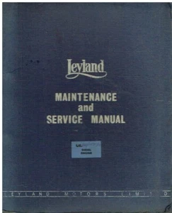 MOTOR DIÉSEL INDUSTRIAL LEYLAND UE.680 POWER PLUS ORIG. MANUAL DE SERVICIO DE FÁBRICA - Imagen 1 de 1