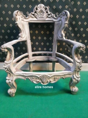 Distressed Shabby Chic Designer Mahogany French Armchair Sofa seat prop movie - Image 1 of 4