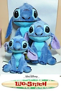 DISNEY MOVIE LILO E STITCH PELUCHE PLUSH 100% ORIGINAL 20 / 28 / 37 CM - Picture 1 of 7