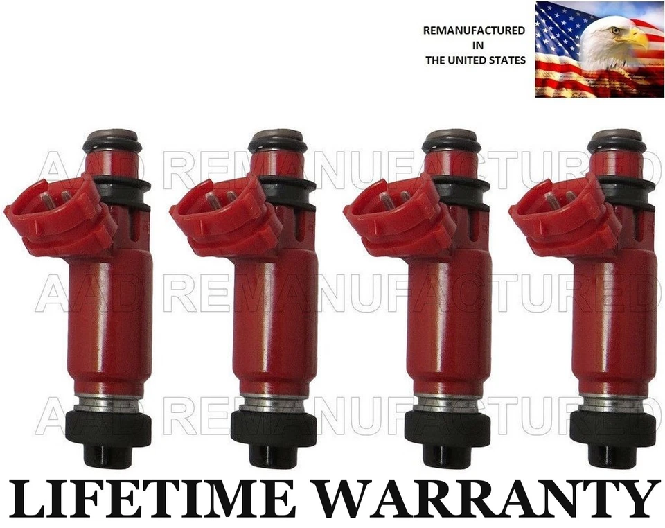 Injetores de combustível Denso genuínos atualizados 4X para Toyota RAV4 01-03 HP aumentado - Imagem 1 de 1