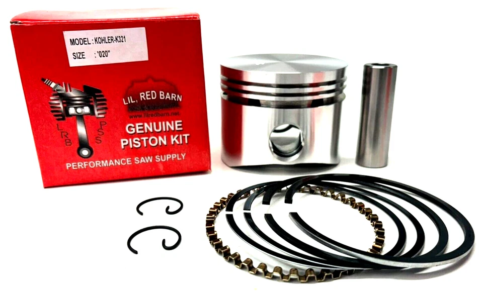 NUEVO KIT DE PISTÓN DE GRAN TAMAÑO .020" PARA MOTORES KOHLER K321, M14, 14HP # 47-874-14-S Foto 1 de 1