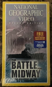 VHS - National Geographic Video : Battle For Midway (1998) - Picture 1 of 2