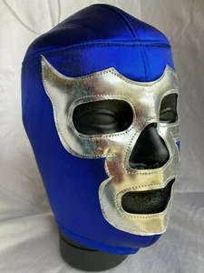 Blue Demon Lucha Libre Wrestling Mask Costume Rey Mysterio - Picture 1 of 6