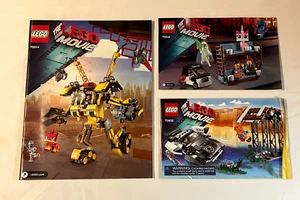 Lego Manuals / Instruction Booklets - Lot of 3 Lego Movie - Picture 1 of 1