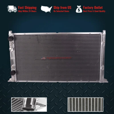 2Rows Aluminum Radiator For 1994-1998 Volkswagen Jetta Golf GTI GLX VR6 2.8L MT - Image 1 of 4