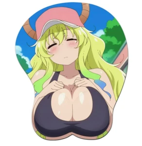 3D Oppai Anime Mauspad mit Handballenauflage von Miss Kobayashi Lucoa #01 - Bild 1 von 8