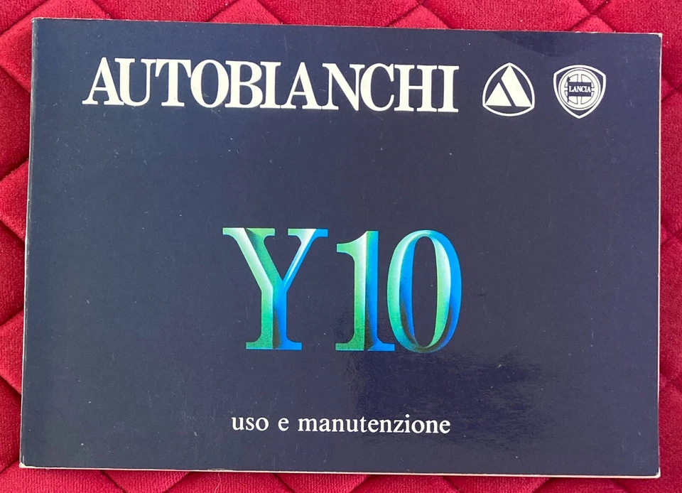 AUTOBIANCHI Y 10 Libretto Uso e manutenzione 1985 - Immagine 1 di 3