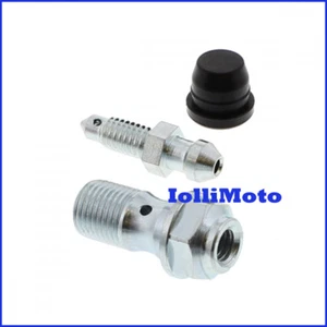 LUFTENTLÜFTUNGSSCHRAUBE BREMSSATTEL MIT STAHLVENTIL M 10x1mm KTM EXC 250 300 520 - Bild 1 von 2