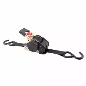 Erickson 34415 Pro Series Black Retractable Ratcheting Tie-Down Strap (Pack of 2 - Bild 1 von 4