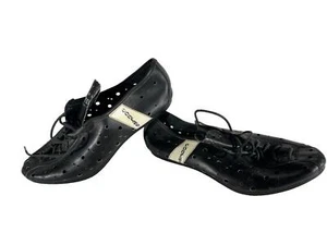 Zapatos de ciclismo de carretera de cuero vintage ESTELL EU42 US8 UK7 Mondo 250 cs612 - Imagen 1 de 7