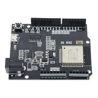 For Arduino ESP32 WiFi Bluetooth 4MB Flash UNO D1 R32 Board CH340 USB Module - Image 1 of 4
