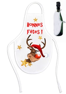mini bottle deck Christmas wine gift customizable invitation ref 26 - Picture 1 of 1