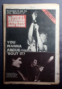 NEW MUSICAL EXPRESS 2nd October 1976 ~ Sex Pistols ~ Dr. Feelgood ~ The Runaways - Picture 1 of 11