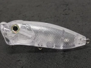wLure 10 Blank Topwater Popper Body 2 3/4 Inch Unpainted Fishing Lure UPT605 - Picture 1 of 5
