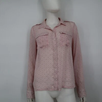 Blusa túnica rosa mediana Abercrombie & Fitch para mujer talla pequeña  Foto 1 de 4