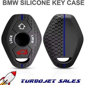 Black Key Case Fits X5 E53 X3 F83 E46 E39 E38 E60 E63 E61 E64 330i Z3 Z4 E85 E86 - Picture 1 of 2