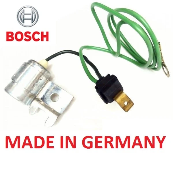 Condensador de encendido BOSCH AUDI FOX VOLKSWAGEN DASHER MERCEDES 220 HECHO EN ALEMÁN Foto 1 de 1