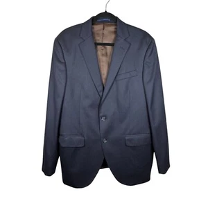 HACKETT London Mayfair Blazer Mens 44R | 54R Single Breasted 2 Button Navy Wool - Picture 1 of 18