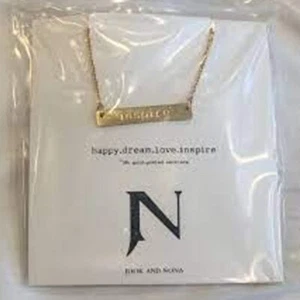 Jook and Nona Inspire Necklace -18K Gold Plated - New in Pouch - Picture 1 of 1