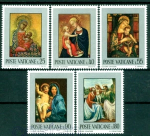 1971 Madonna,Paintings/by Ghissi,Sassetta,Crivelli,Maratta,Holy,Vatican,581,MNH - Picture 1 of 1