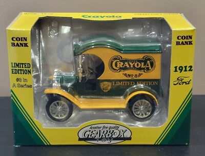 Gearbox 1912 Ford Crayola Delivery Car Coin Bank Limited Edition - Image 1 of 4